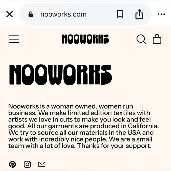 NOOWORKS Greta Dress — “Roll Out” Print, Made in USA, XL, A-Line Stretch Cotton - Picture 7 of 12